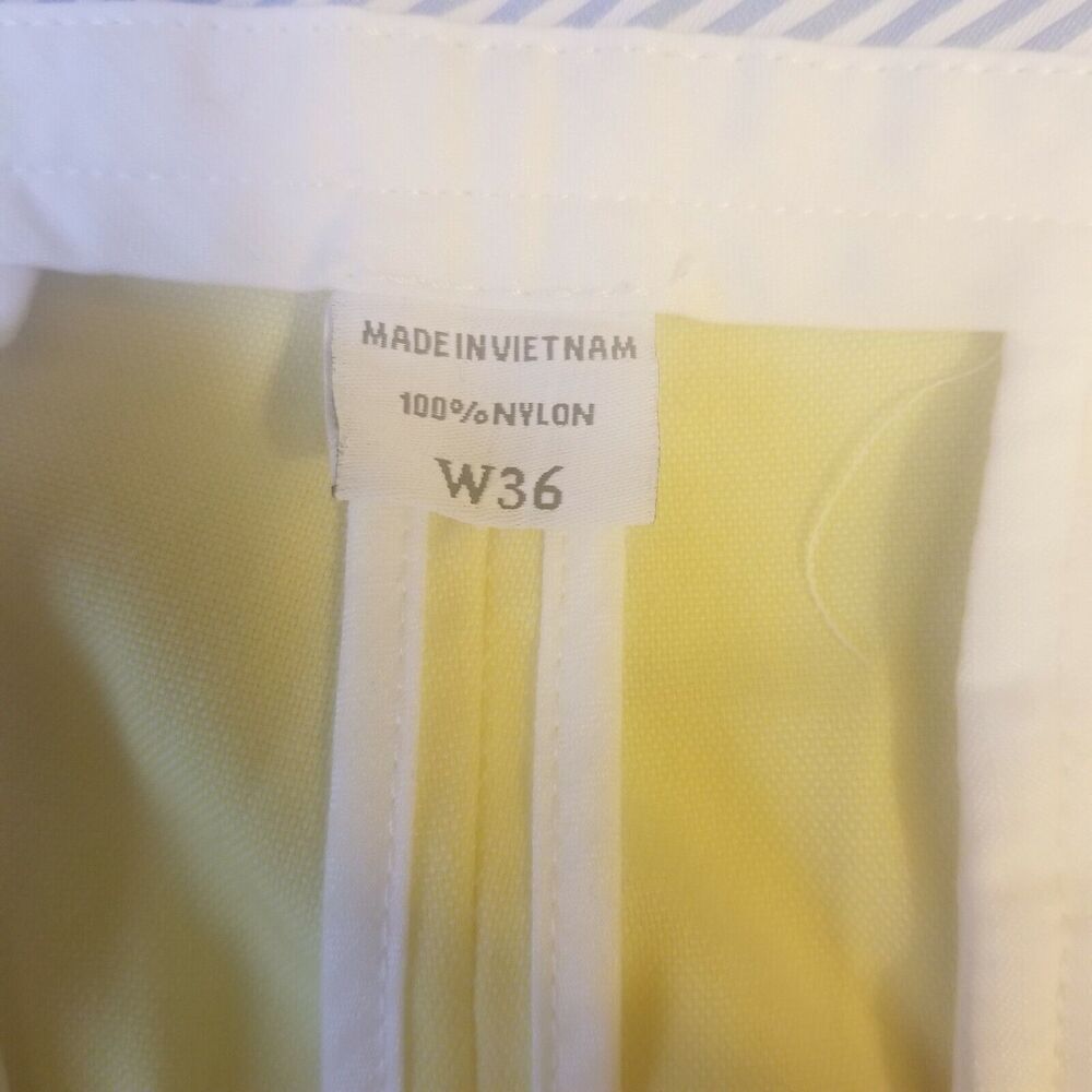 Foot Joy Womens 36 Chino 100% Nylon Golf Yellow Shorts - Picture 3 of 4